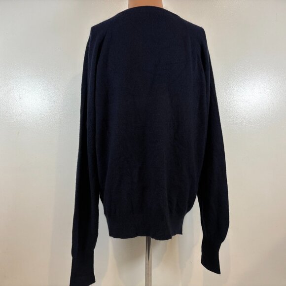 Vintage Pebble Beach Sweater Mens XL Pickering Made USA Blue Golf Course 70s - Picture 4 of 5